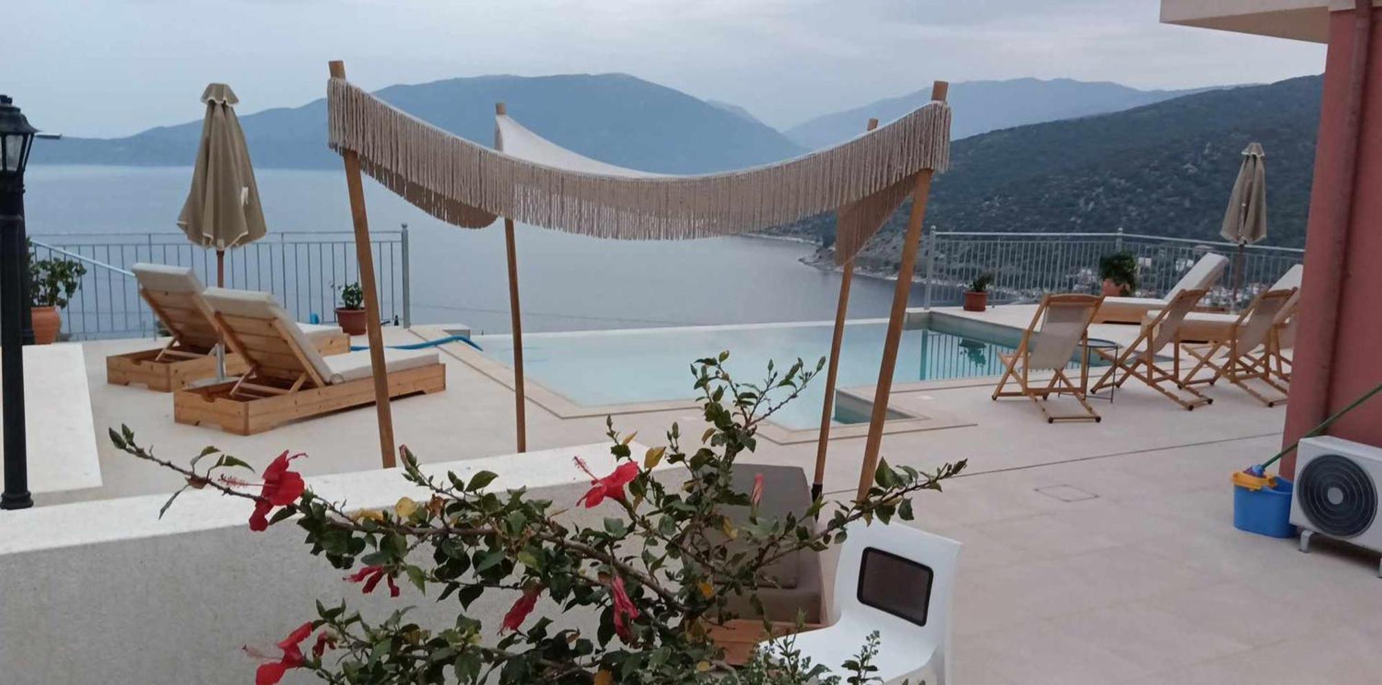 Augustela Villa Seaview Vacation Villa Agia Efimia Esterno foto